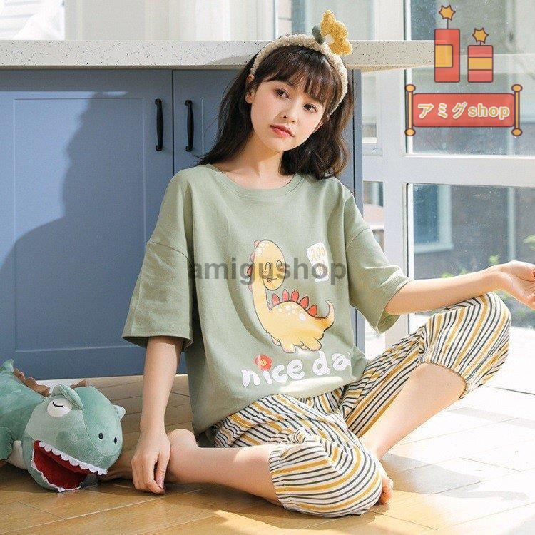 パジャマ レディース 春夏半袖ショットパンツ スウェット上下セット 可愛い 綿 パジャマ 部屋着 韓国風 カジュアルルームウェア 寝巻き パジャマ 安い Hl14jynjbx Farmertribe Com