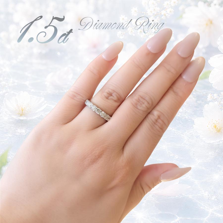可愛い0.25ct☆K18PG 天然ダイヤモンド ハーフ エタニティリング 楽天 