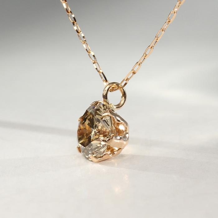PT K18YG K18PG 0.5ct 一粒 ダイヤモンド ネックレス 鑑別カード PT K18YG K18PG 0.5ct 一粒 ダイヤモンド ネックレス 鑑別カード