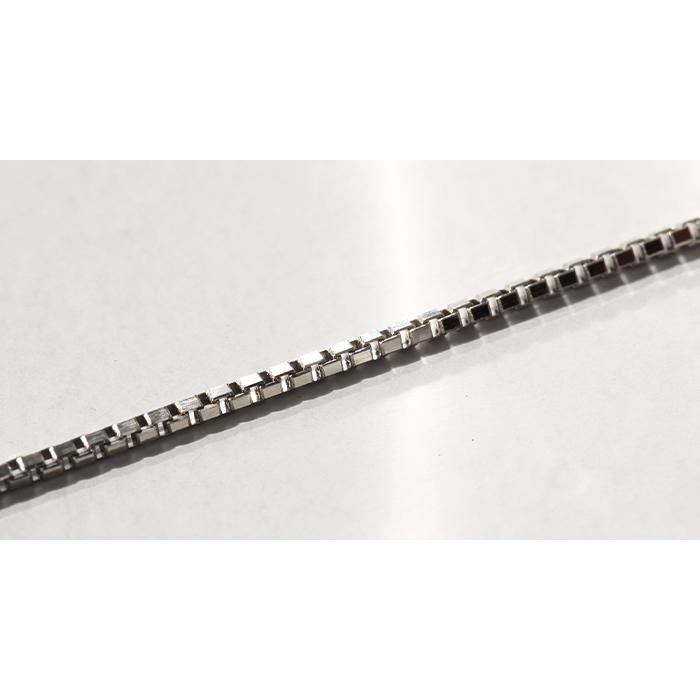 Pt850 ベネチアンチェーンネックレス 0.8mm 45cm スライド式 送料無料  PT 定番 高級感 ギフト プレゼント 地金 ペンダント プラチナ 重ね着け 地金 3755-187｜amijewelry-official｜05