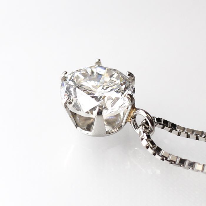 ダイヤ 1.0ct 1本限定 ダイヤモンドネックレス Gカラー プラチナ pt