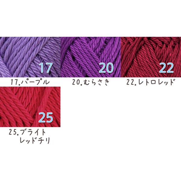 廃番色 現品限り 春夏 毛糸 あみもねっと 楽ラクコットン 極太