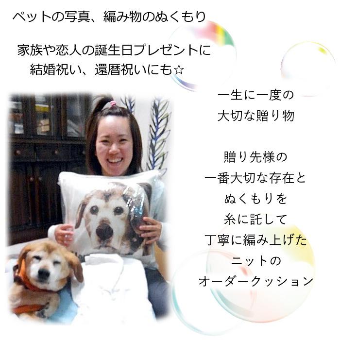 ペット 写真 クッション 誕生日 プレゼント メモリアル グッズ 思い出 還暦祝い 記念品 名前入り 犬好き 猫好き オリジナル かわいい 高級感_5