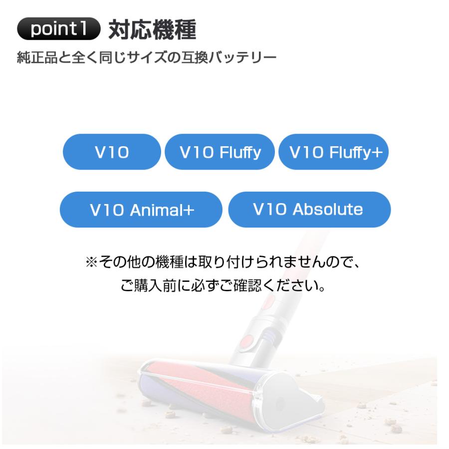 ダイソン V10 バッテリー 3000mAh dyson SV12 互換バッテリー ダイソン V10 バッテリー 3000mAh dyson SV12 互換バッテリー