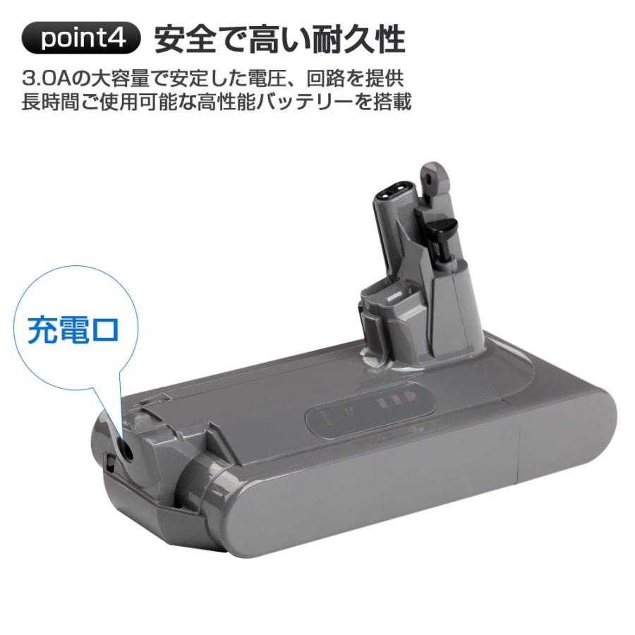 ダイソン V10 バッテリー 3000mAh dyson SV12 互換バッテリー ダイソン V10 バッテリー 3000mAh dyson SV12 互換バッテリー
