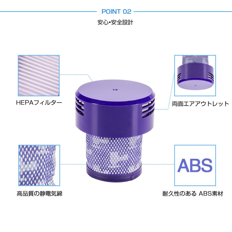 Dyson - dyson　ヘッドとフィルター新品　一式セット Dyson ダイソン フィルター V7 V8 ブラシ付 互換品 掃除 セット