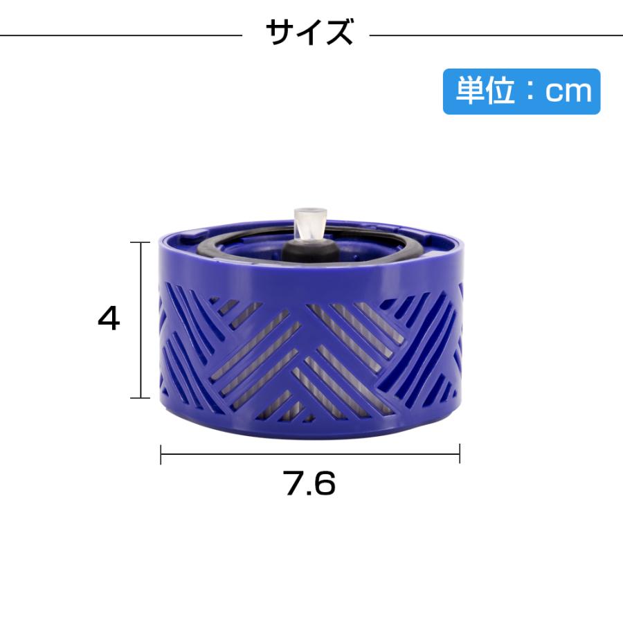 ダイソン掃除機フィルター V6シリーズ プレフィルターフィルター 交換