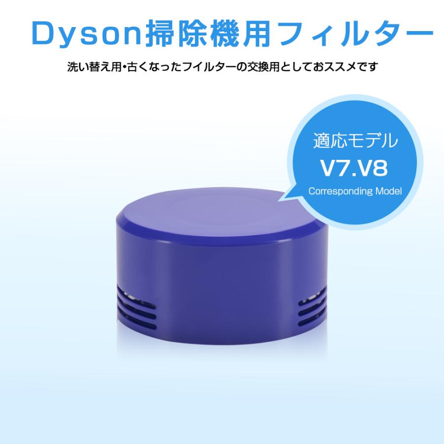 ダイソン掃除機フィルター V8 V7 シリーズ プレフィルターフィルター