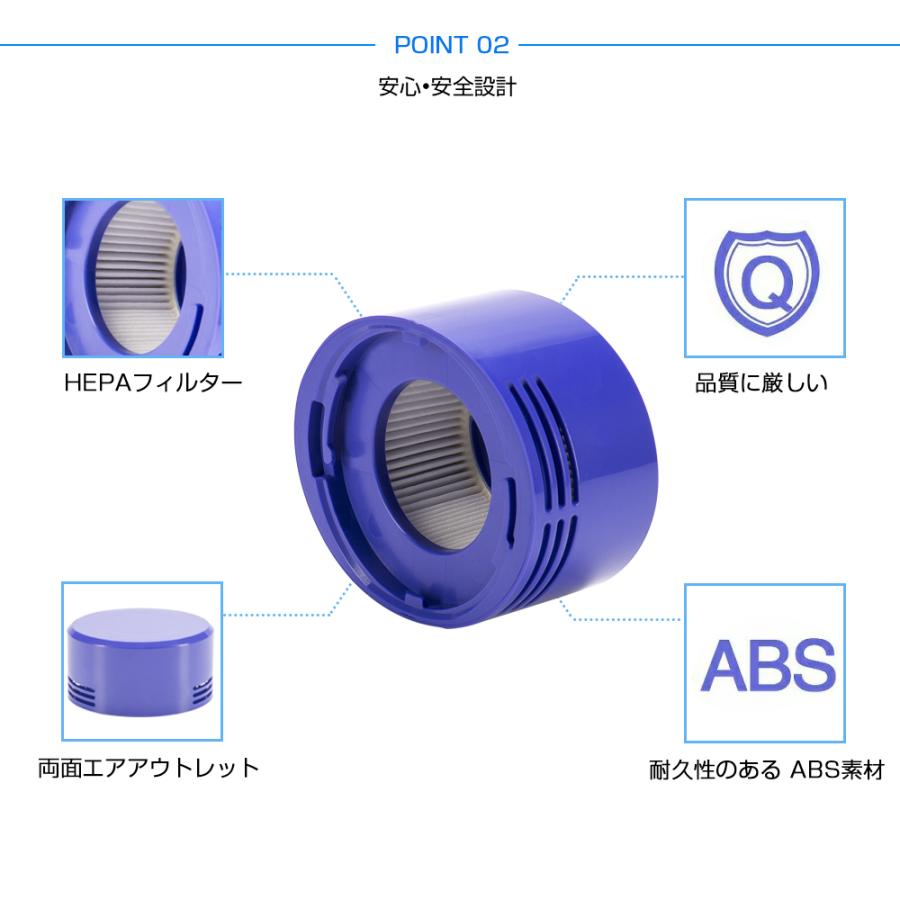 掃除機フィルター VICSONIC Ｓ7 コードレスHEPAフィルター 1個 71kdwokhxML._AC_UF350,