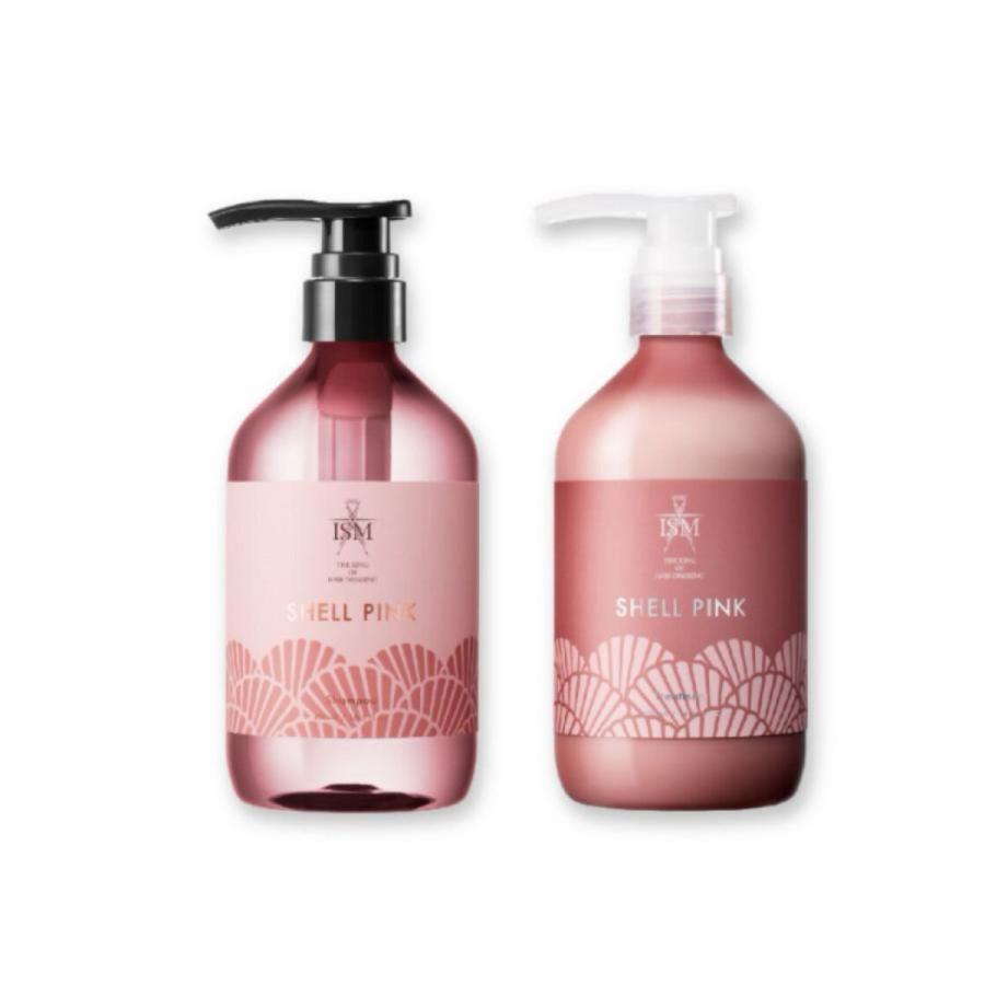 ISM SHELL PINK シャンプー トリートメント各4本セット 合計8本 ISM 【リニューアル】 シェルピンク シャンプー【ボトル 4本