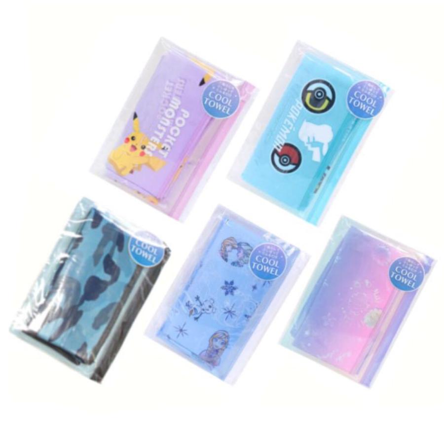 在庫限り】 クールタオル ポーチ付き アリエル 迷彩 貝 スポーツ Y