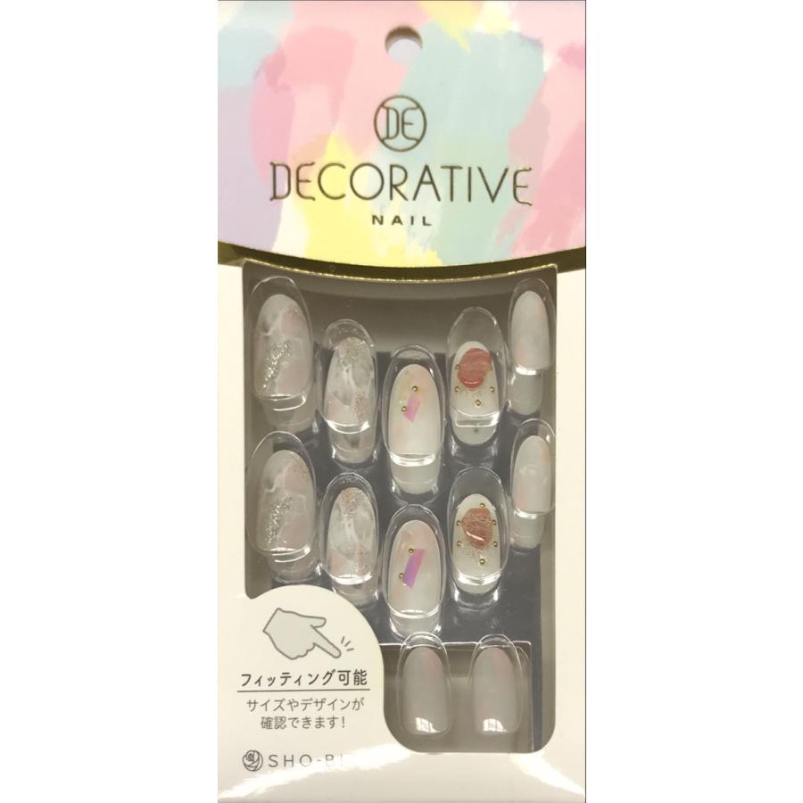 SHOBIDO ネイルチップクリア デコラティブネイル つけ爪 ネイル