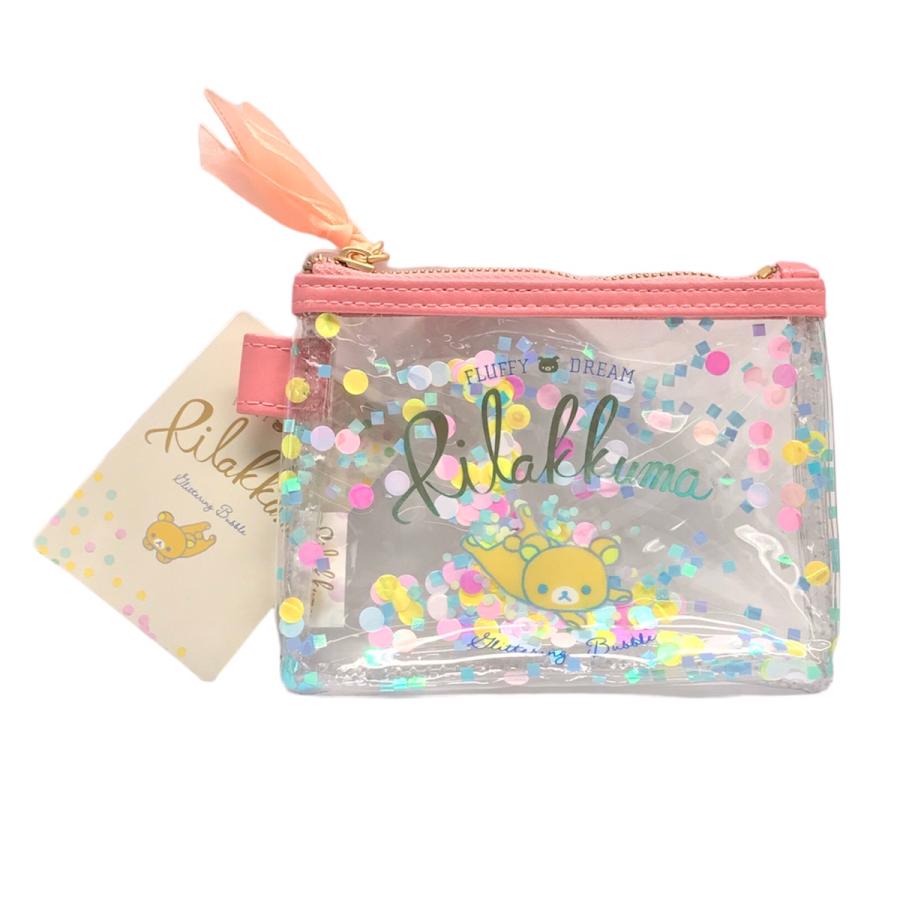 リラックマ コリラックマ グリッターポーチ （グリッターバブル