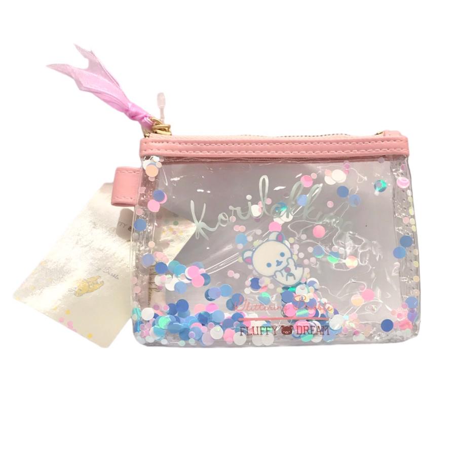 リラックマ コリラックマ グリッターポーチ （グリッターバブル