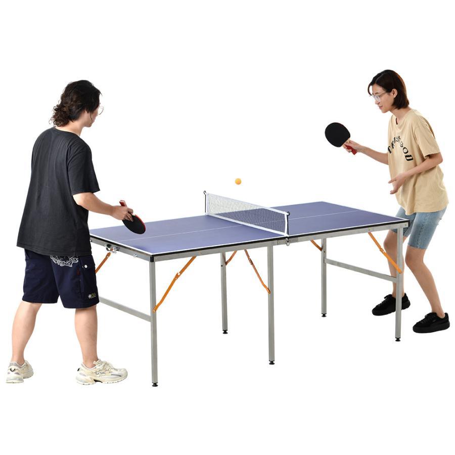 卓球台 折りたたみ ネット付 ラケット付 ピンポン球付 家庭用 卓球台 折りたたみ ネット付 ラケット付 ピンポン球付 家庭用