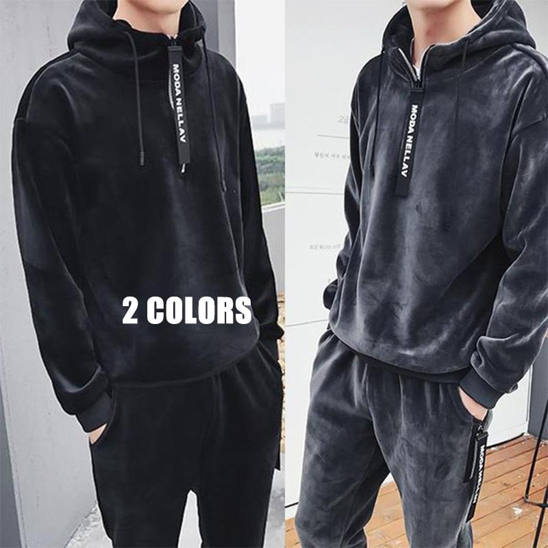 メンズ ジャージ上下セット セットアップ ベロア 裏起毛 厚手トレーナー パーカー スエットセット 長袖 帽子付き スウェット 秋冬新作 C18 Mparker45 Amistad 通販 Yahoo ショッピング