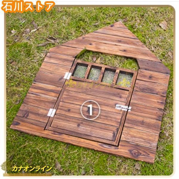 北欧 犬小屋 屋外用 大型犬 木製 ドア付きの大型屋外 犬舎 中型犬 小型犬 猫ハウス ペット犬の小屋 全天候型 組立式_14