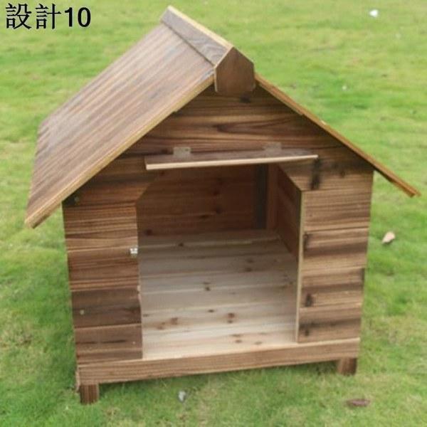 北欧 犬小屋 屋外用 大型犬 木製 ドア付きの大型屋外 犬舎 中型犬 小型犬 猫ハウス ペット犬の小屋 全天候型 組立式_2