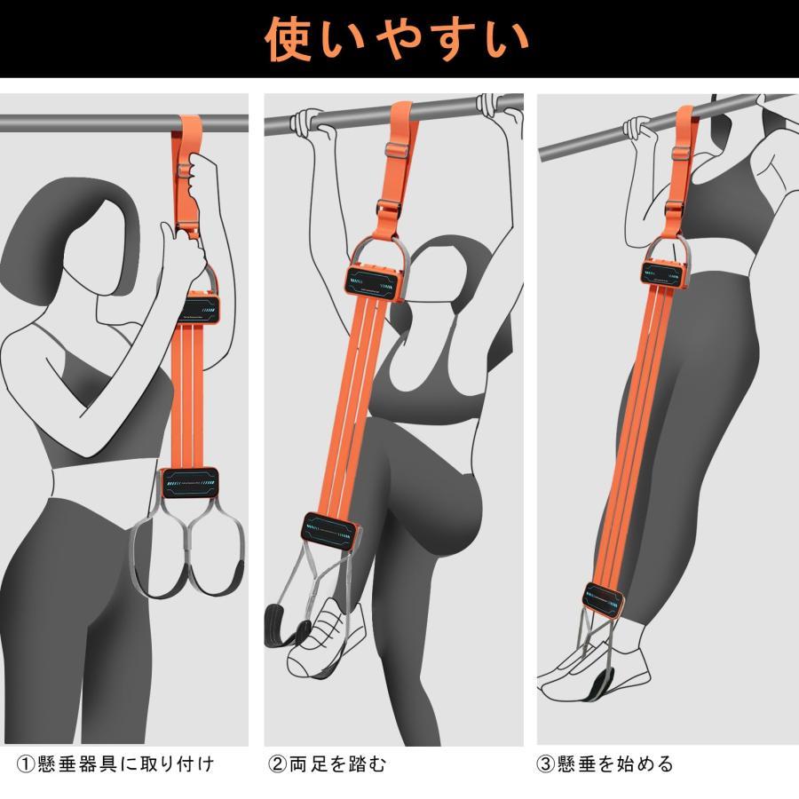 懸垂台 アシストロープ付き Amazon | STEADY 懸垂アシストチューブ 筋トレグッズ 最大70kg補助