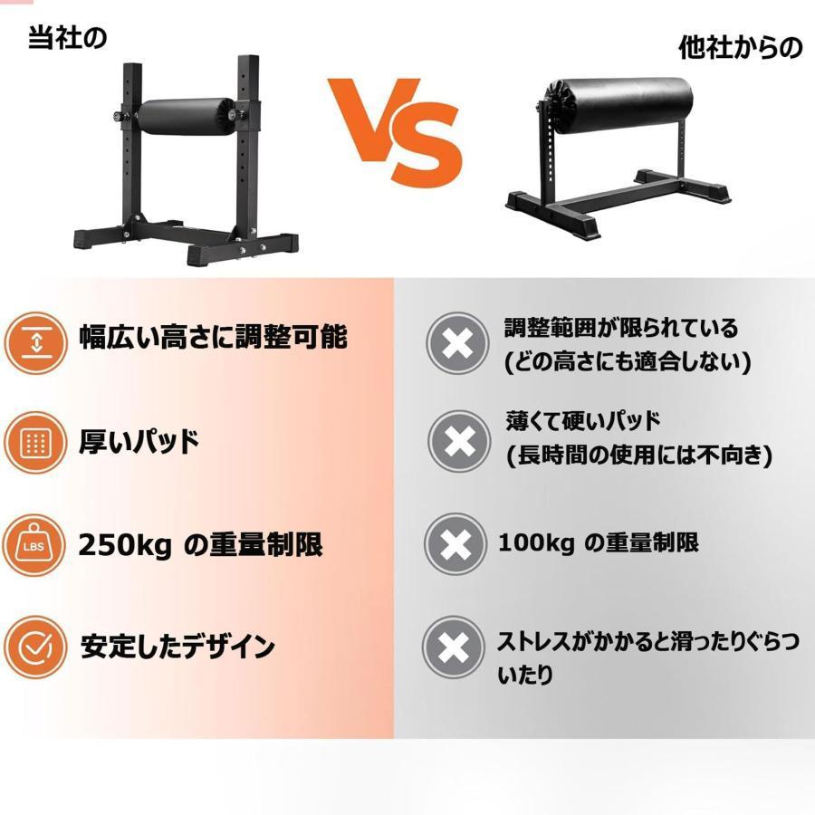 ブルガリアンスクワット スタンド - スクワット スクワットスタンド 筋