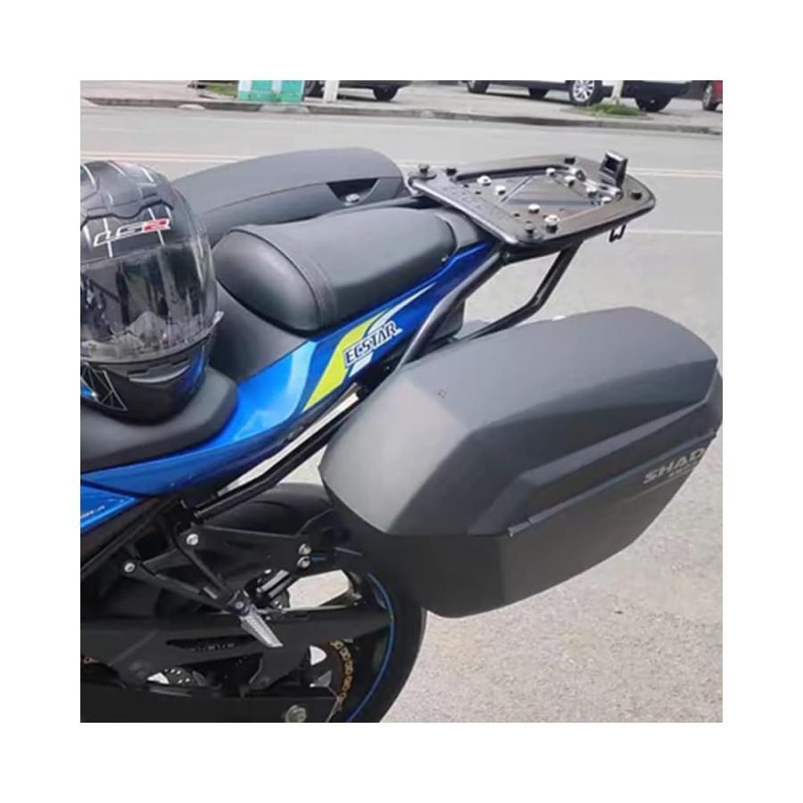 スズキ 用 リア キャリアGSX250R ブラック 黒 スチール 製 汎用 社外品