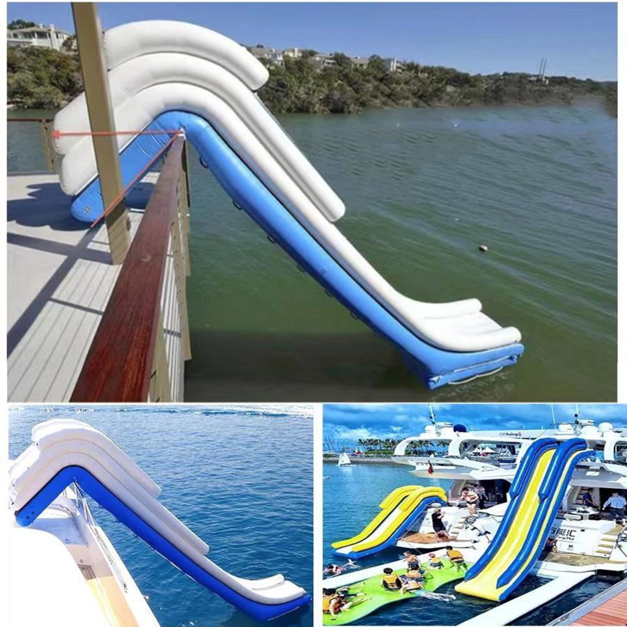 大型プール スライダー すべり台 送風機付き 300x450x120cm