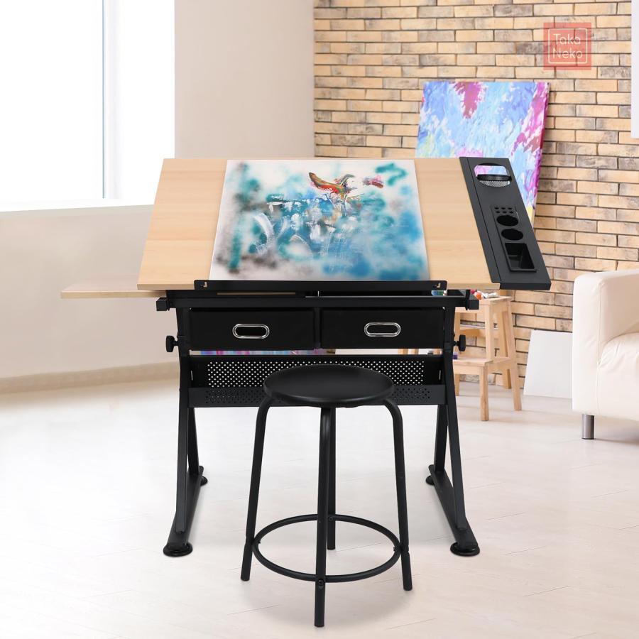 MDF調節可能な製図図面テーブルデスクTiltable Tabletopクラフト駅art