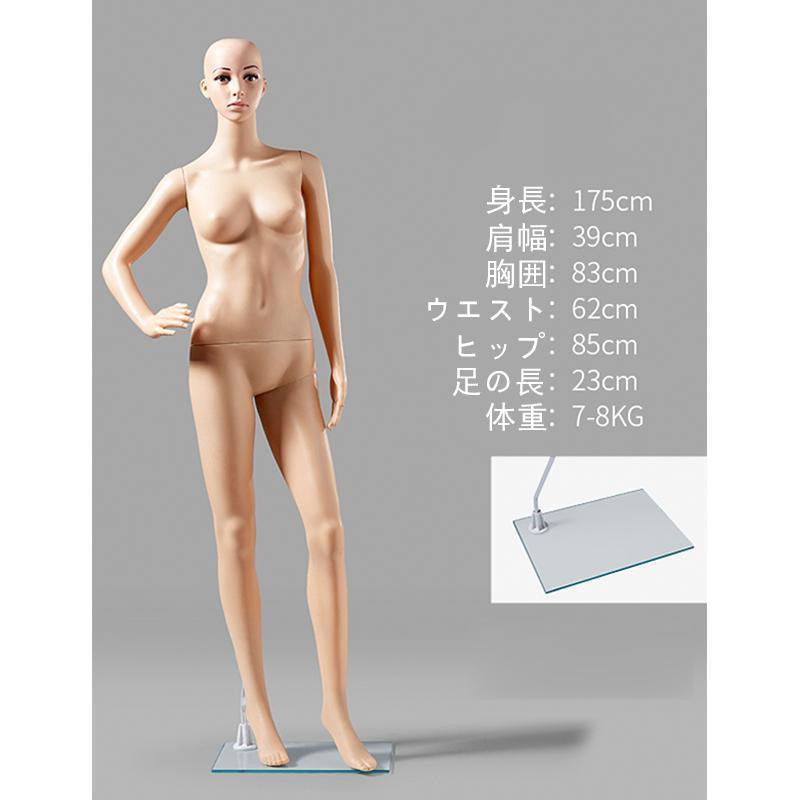 マネキン 全身 リアルマネキン 女性 靴対応 軽量 B83 W61 H86