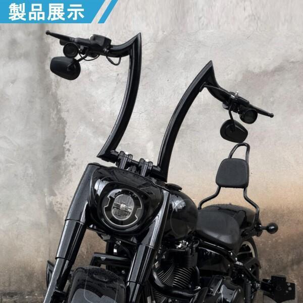 YHTIMIOXオートバイハンドルバイク用16インチΦ25mm2″厚さ増えZバー