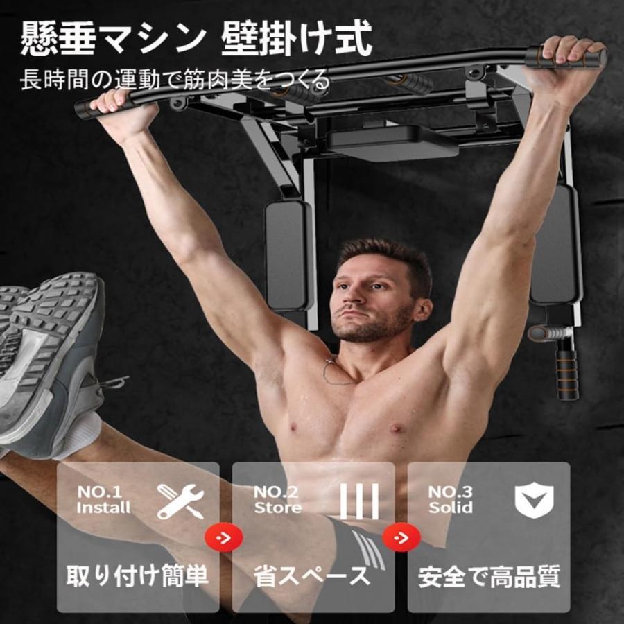 懸垂 懸垂マシン 壁掛け式懸垂器具 ぶら下がり健康器 多機能