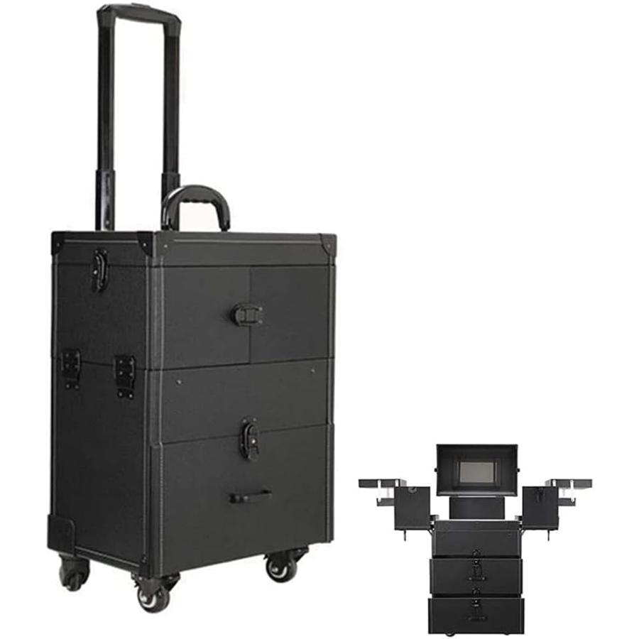 キャスター付き メイクボックス コスメボックス メイクキャリーケース