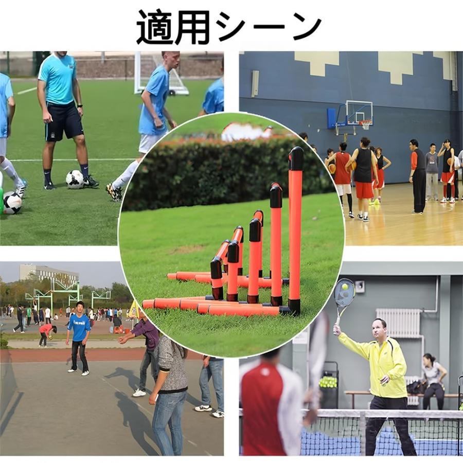 ミニハードル 5個セット 高さ調節可能 (5段階) 軽量コンパクト 収納袋付き スピード アジリティ トレーニング 陸上競技 サッカー バスケ アメフト スポーツ練習_8