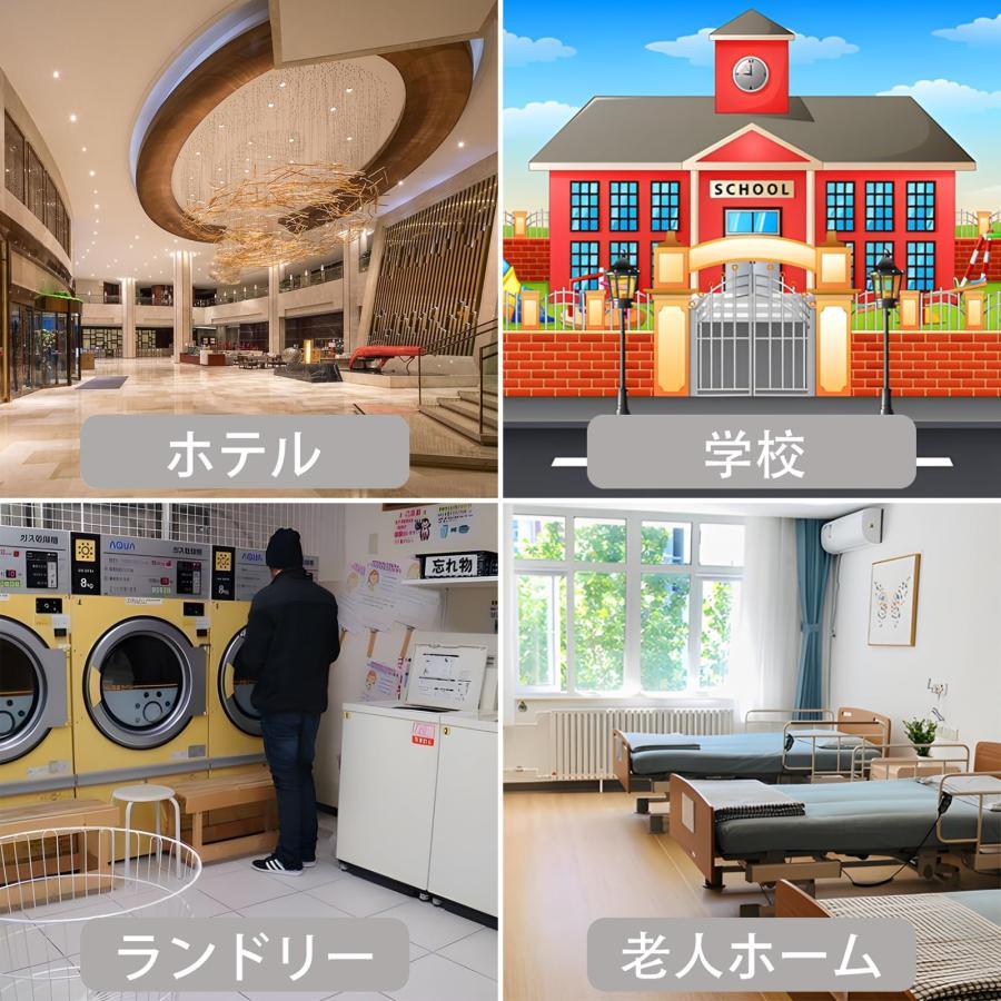 ホテルリネンカート ランドリーカート 業務用 キャスター付き 多目的 折りたたみ式 ブレーキ付 省スペース 大容量 業務洗濯物用かご 大型分別カート ホテ 学校_5