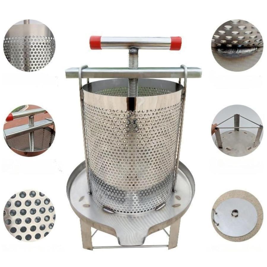 蜂蜜分離器 ステンレス鋼蜂蜜濾過器 蜜を絞り器 蜂蜜圧搾機 ジューサー