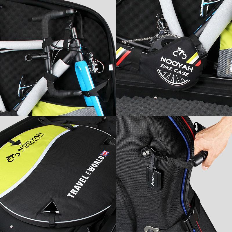 自転車自転車航空便トラベルハードケースボックスバッグ、往復トランジションバの画像