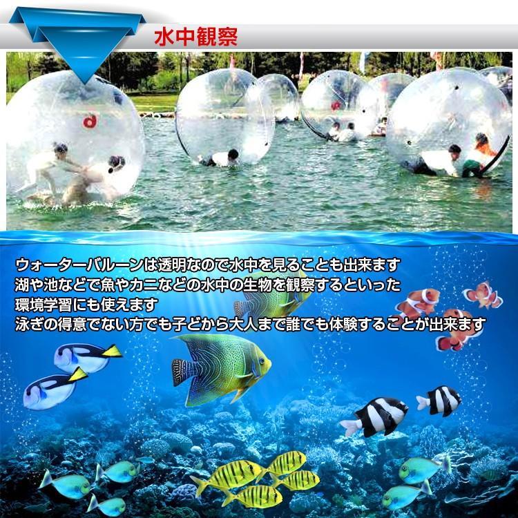バルーン 直径2m ウォーター ダッシュ アクア ボール 水上 散歩