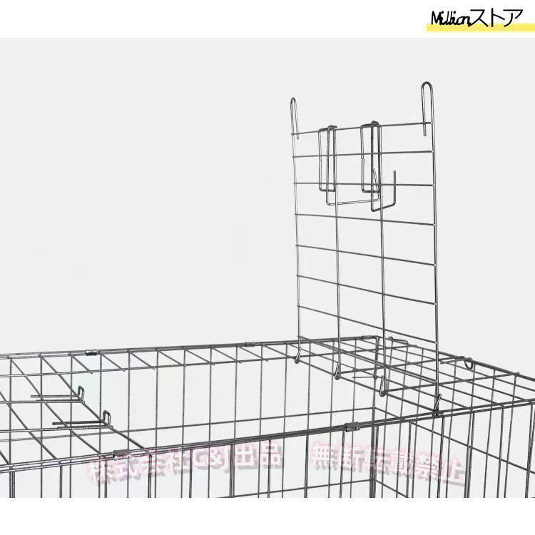鶏小屋チキンケージ飼育ケージ特大世帯折りたたみ鶏小屋自動エッグロールケージトレー、（株）C\u0026J 水槽、フードボウル付き複数のサイズ。_8