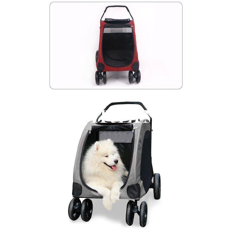 【新品未使用】ペットカート　大型犬中型犬小型犬　ペットバギー　折りたたみ　4輪 ペットカート 小型犬 中型犬 大型犬 多頭 軽量 犬 カート