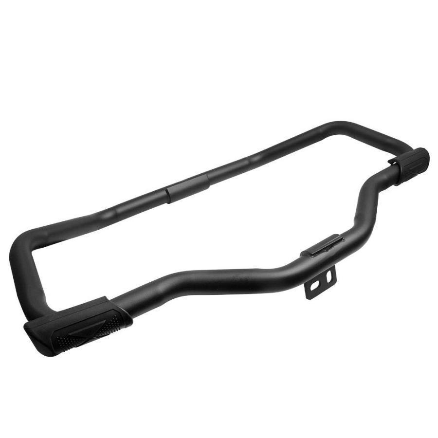 ハーレー用 フロント エンジンガード クラッシュバー 04-17年 スポーツスター 1200 883 XL 48 72 モデル対応 保護 マットブラックの画像