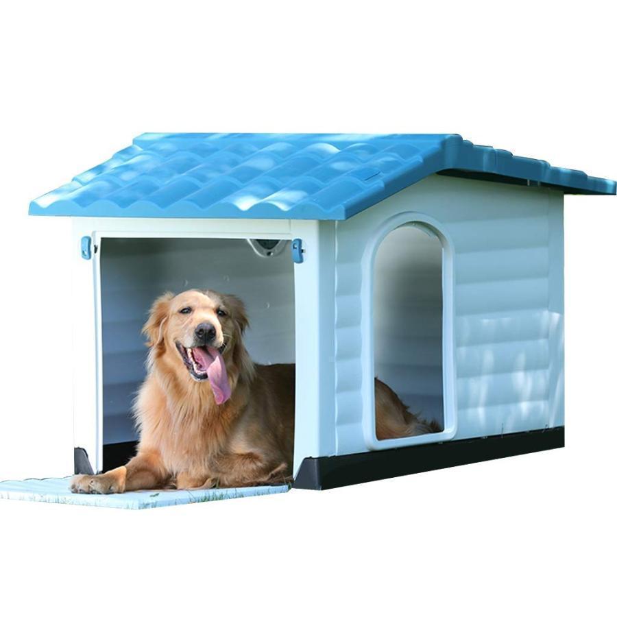 屋外犬小屋中型および大型犬小屋屋外ゴールデンレトリバー犬小屋屋外防