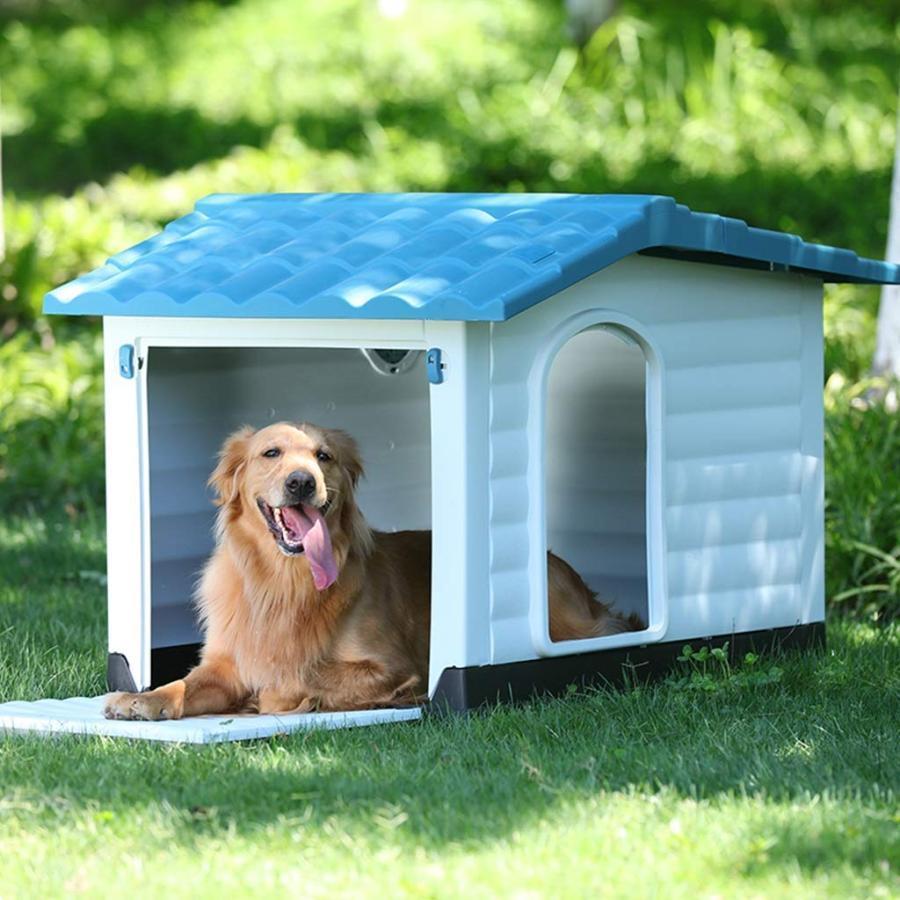 屋外犬小屋中型および大型犬小屋屋外ゴールデンレトリバー犬小屋屋外防