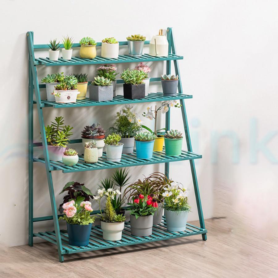 ガーデンラック 屋外 4段 プランタースタンド フラワースタンド 室内