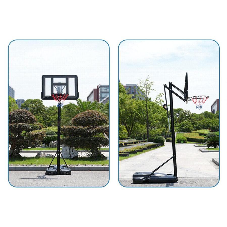 バスケットゴール 屋外 家庭用 230-305cm 高さ6段調節 ミニバス対応 バスケットゴール 屋外 家庭用 230〜305cm 高さ6段調節 公式試合