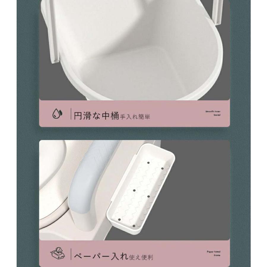 ポータブル便器 家庭用 便器 屋内 シニア 大人 妊婦 高齢者 移動便座 家庭用便　_9