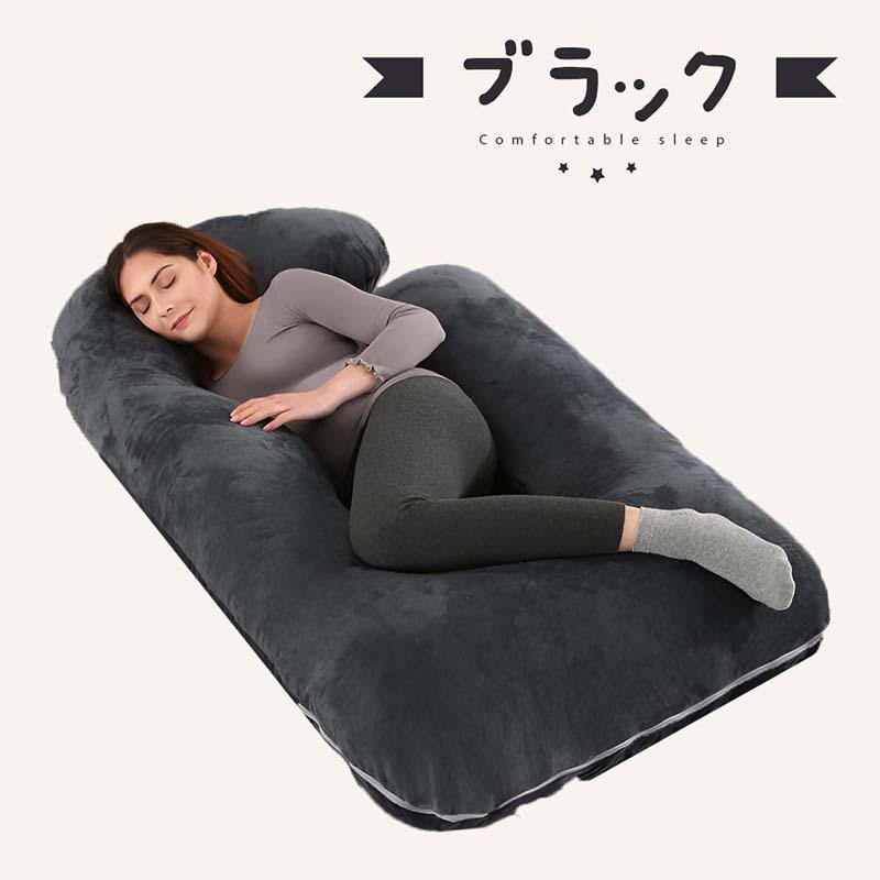 抱き枕 c型 妊婦 授乳クッション 大きい カバー 洗える クッション 授乳枕 腰枕の画像