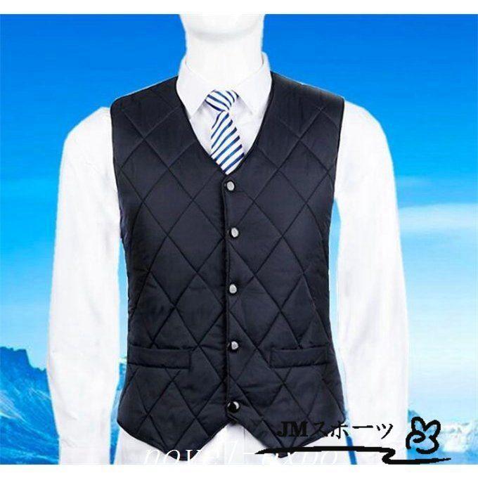ベスト メンズ カジュアル コート ジャケット ダウンベスト ノースリーブ ペアルック 中綿ベスト 冬 前開 秋 防寒 お礼