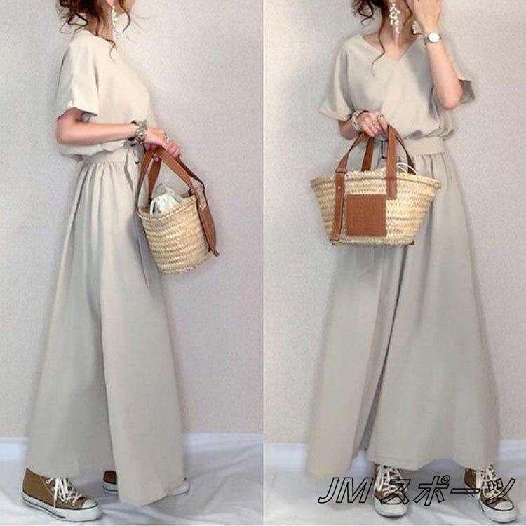 魅力的な ワンピース 着痩せ 通勤 ロングワンピース 夏 Aライン 無地ワンピース 半袖 ゆったり 大きいサイズ マキシワンピース スウェットワンピース レディース ワンピース 色 写真色