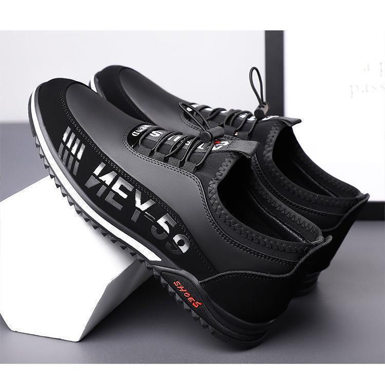 結ばない靴紐 メンズ ローカット スニーカー ランニング フィットネス ウォーキング バッシュ バスケットシューズ ストリートファッション 運動靴 ネイビー 黒｜amistad-3｜10