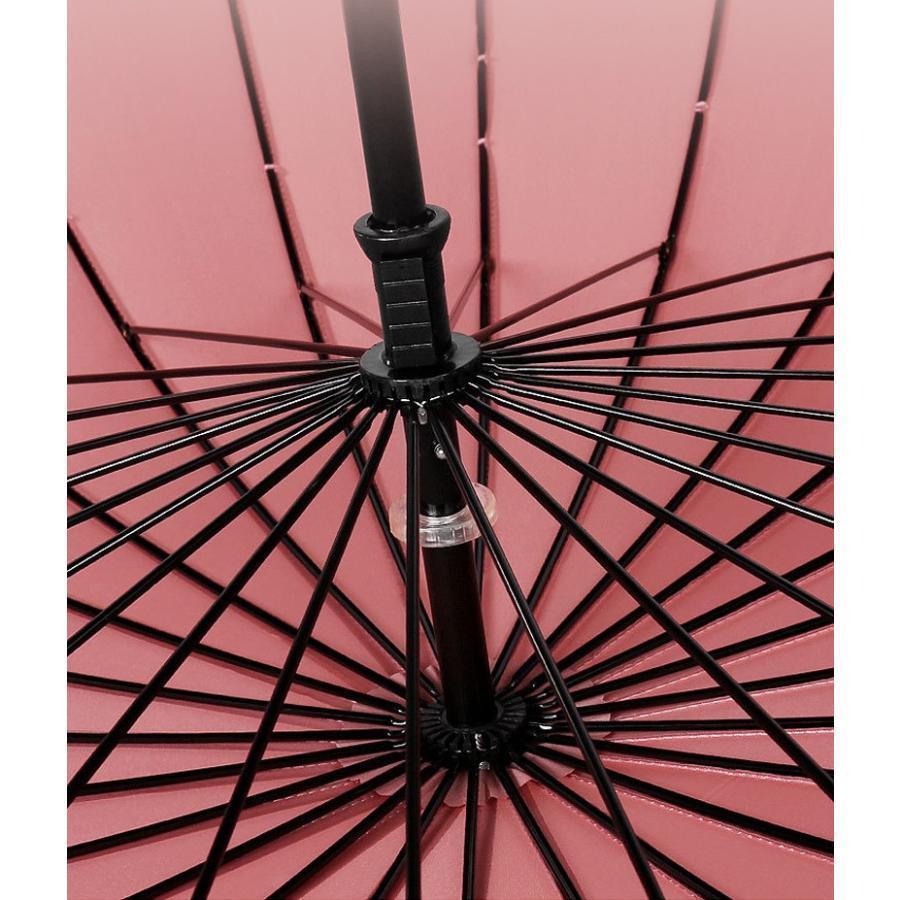 傘 かさ 24本骨傘 メンズ レディース 110cm 13カラー選べる かわいい おしゃれ 大きい 丈夫｜amistad-3｜21
