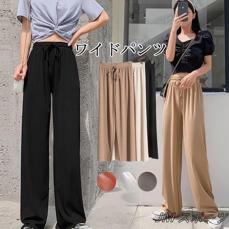 ワイドパンツ パンツ 春 夏 カーチョ パンツ ガウチョパンツ レディース ズボン ハイウエスト ウエストゴム 美脚 伸縮性 無地 高級感 秋 代 40代 50代 コーデ Xbot Jm スポーツ 通販 Yahoo ショッピング